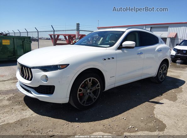 ZN661XULXKX320536 2019 MASERATI LEVANTE White Առջևի ձախ երեք քառորդ տեսարան