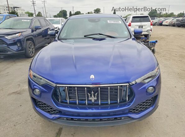 ZN661XUS0KX318723 2019 MASERATI LEVANTE Blue Widok z przodu