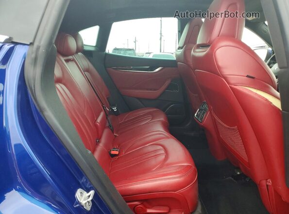 ZN661XUS0KX318723 2019 MASERATI LEVANTE Blue Widok wnętrza z tyłu