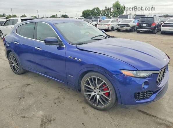 ZN661XUS0KX318723 2019 MASERATI LEVANTE Blue Przód prawy
