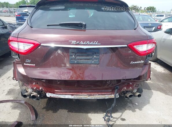 ZN661XUS0KX333979 2019 MASERATI LEVANTE Dark Brown Вид спереди