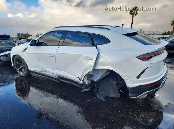 ZPBUA1ZL6MLA11454 2021 LAMBORGHINI URUS White Հետևի ձախ