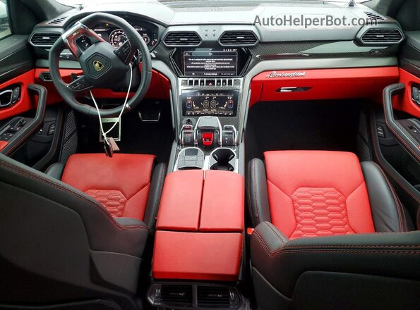ZPBUA1ZL6NLA20754 2022 LAMBORGHINI URUS White Առջևի վահանակի տեսք