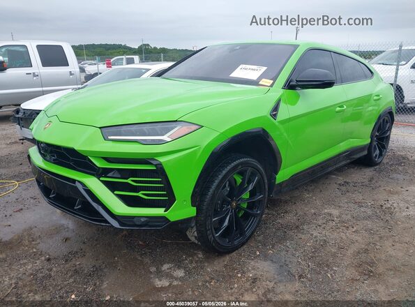 ZPBUA1ZL7MLA13794 2021 LAMBORGHINI URUS Зеленый Передняя левая четверть