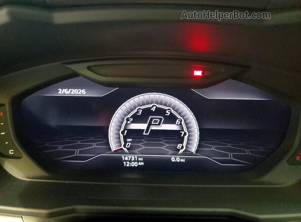 ZPBUA1ZL7MLA15626 2021 LAMBORGHINI URUS Silver Instrument cluster view