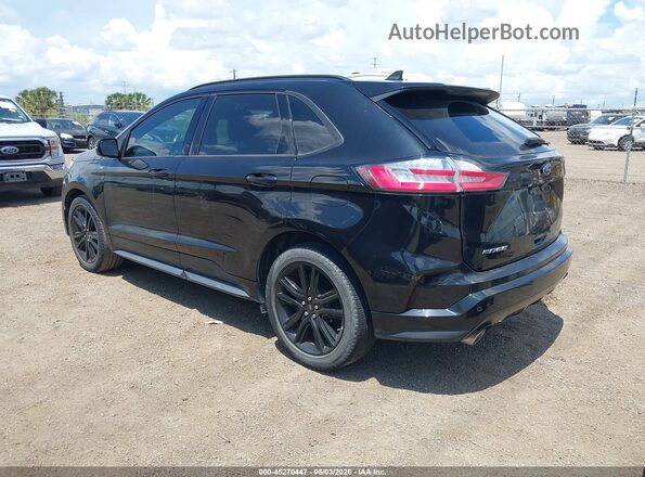 2FMPK3J95LBB15764 2020 FORD EDGE Black უკანა მარცხენა