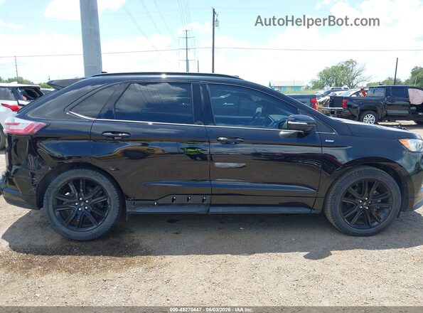 2FMPK3J95LBB15764 2020 FORD EDGE Black უკანა სალონის ხედი