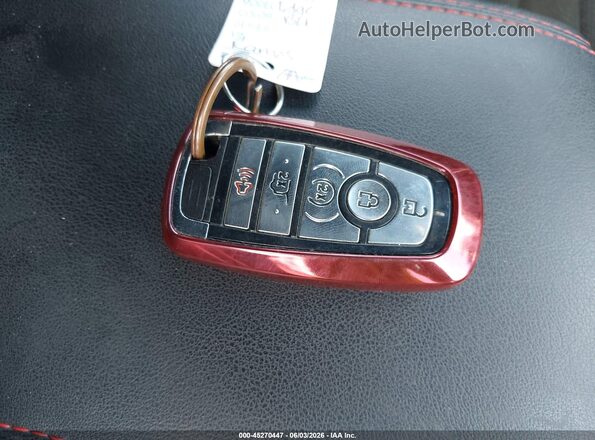 2FMPK3J95LBB15764 2020 FORD EDGE Black წინა პანელის ხედი