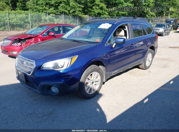 4S4BSACC4H3312603 2017 SUBARU OUTBACK Blue წინა მარცხენა ხედი სამი მეოთხედიდან