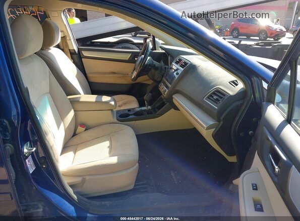 4S4BSACC4H3312603 2017 SUBARU OUTBACK Blue წინა სალონის ხედი