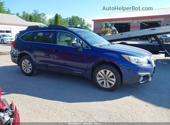 4S4BSACC4H3312603 2017 SUBARU OUTBACK Blue უკანა სალონის ხედი