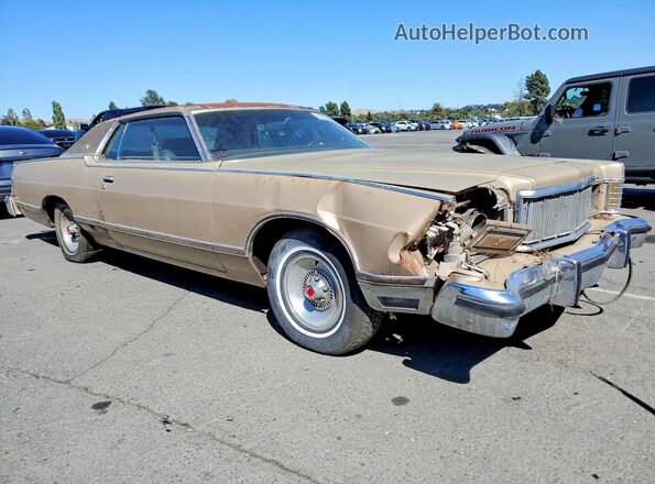 0000007Z61S622196 1977 MERCURY GRAND Желто-коричневый Передняя правая четверть
