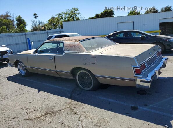 0000007Z61S622196 1977 MERCURY GRAND Желто-коричневый Задняя левая четверть