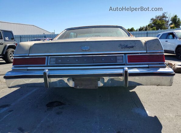 0000007Z61S622196 1977 MERCURY GRAND Желто-коричневый Вид сзади