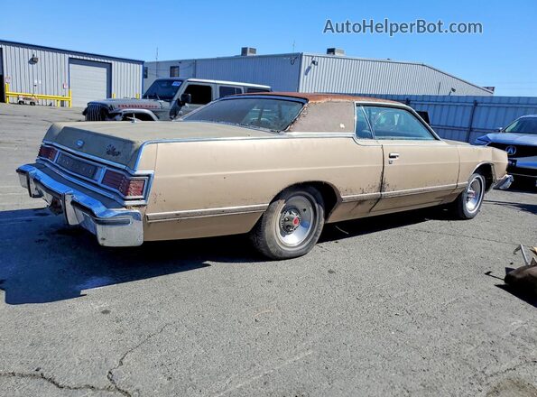 0000007Z61S622196 1977 MERCURY GRAND Желто-коричневый Задняя правая четверть