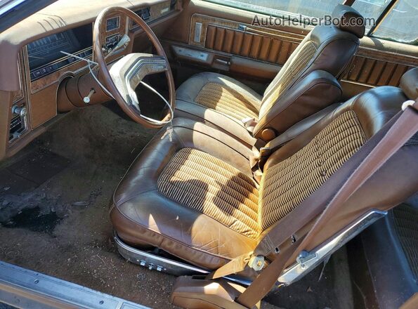 0000007Z61S622196 1977 MERCURY GRAND Желто-коричневый Вид салона спереди