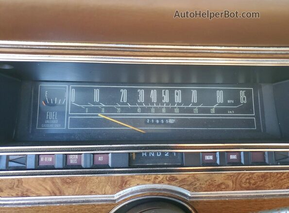 0000007Z61S622196 1977 MERCURY GRAND Желто-коричневый Вид щитка приборов