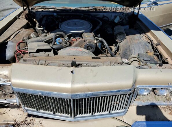 0000007Z61S622196 1977 MERCURY GRAND Желто-коричневый Вид задней части салона