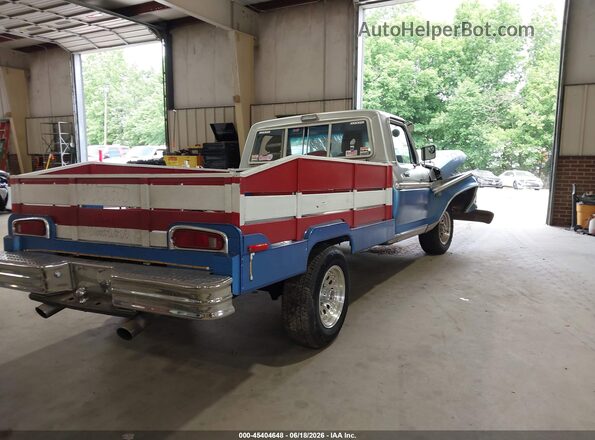000000F10HNS42713 1974 FORD F100 Синий Задняя правая четверть