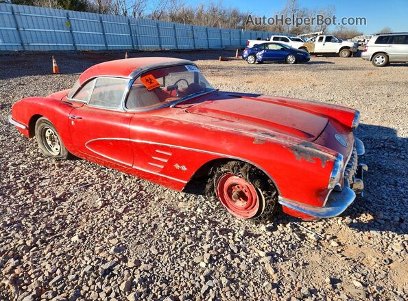 00867S109919 1960 CHEVROLET CORVETTE Красный Передняя правая четверть