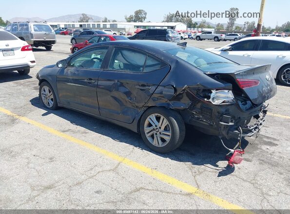 5NPD84LF9LH560401 2020 HYUNDAI ELANTRA Black Հետևի ձախ