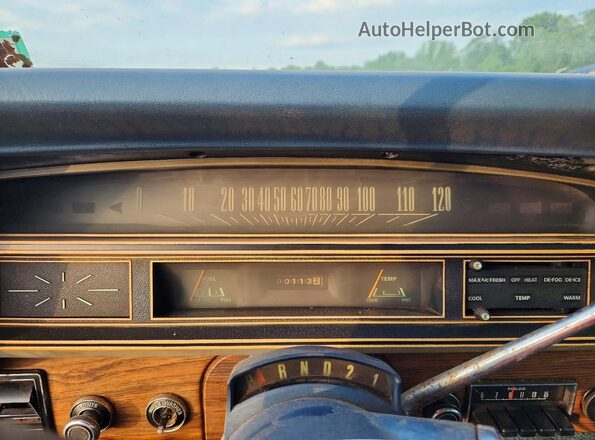 0A33H150302 1970 FORD OTHER White Вид щитка приладів