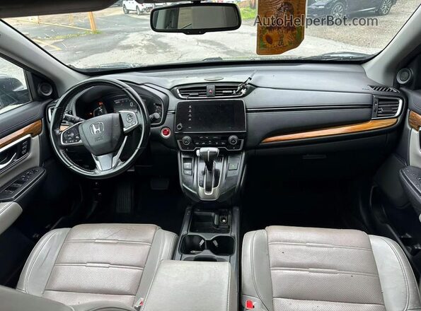 2HKRW2H88JH656043 2018 HONDA CRV Gray Вид панелі приладів