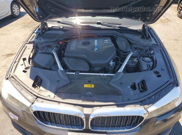 WBAJB1C50KB376391 2019 BMW 5 SERIES Charcoal Շարժիչի բաժամունքի տեսք