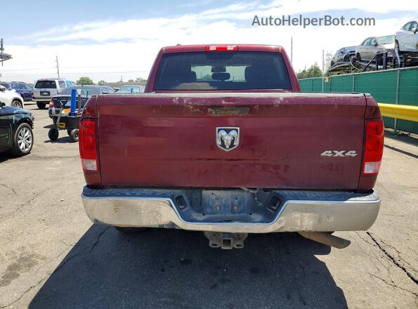 1C6RR7KM7KS724871 2019 RAM 1500 Burgundy Widok wnętrza z przodu