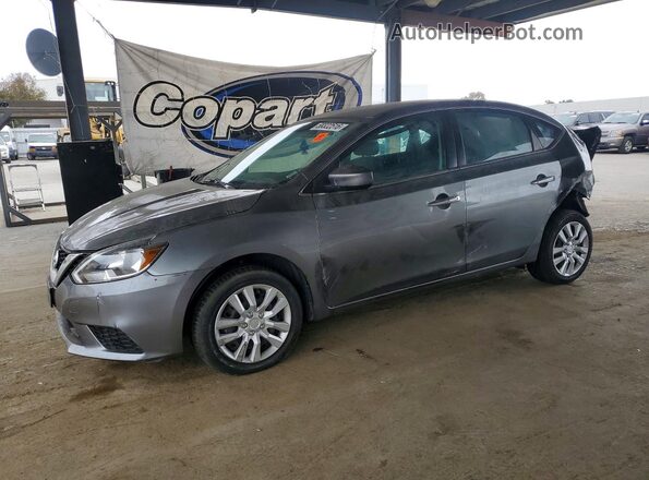 3N1AB7AP1JY251722 2018 NISSAN SENTRA Серый Задняя левая четверть