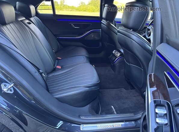 W1K6G6DB9NA122545 2022 MERCEDES-BENZ S-CLASS Серый Вид наклейки с VIN-кодом
