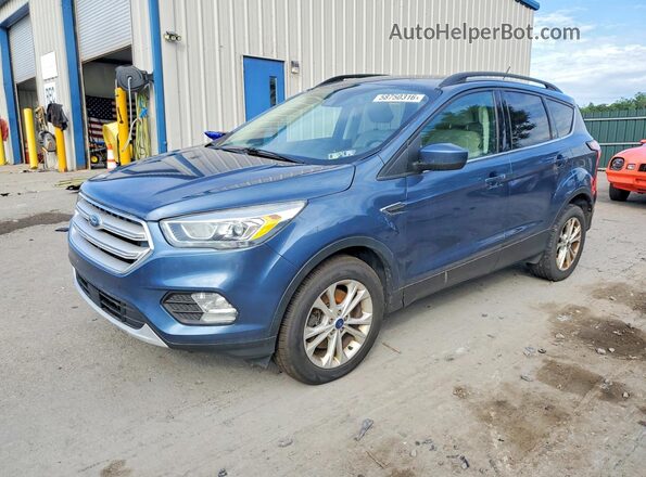 1FMCU9HD9JUA93796 2018 FORD ESCAPE Blue უკანა მარცხენა