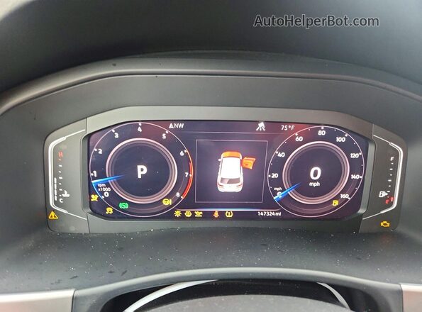 1V2ME2CA0LC229640 2020 VOLKSWAGEN ATLAS Gray Вид задніх сидінь