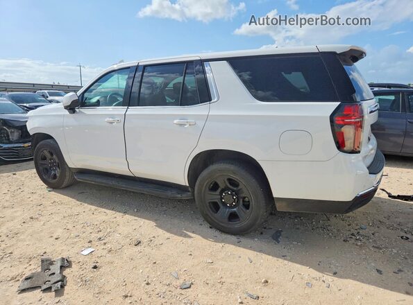 1GBSCLED8MR296260 2021 CHEVROLET TAHOE Белый Задняя правая четверть
