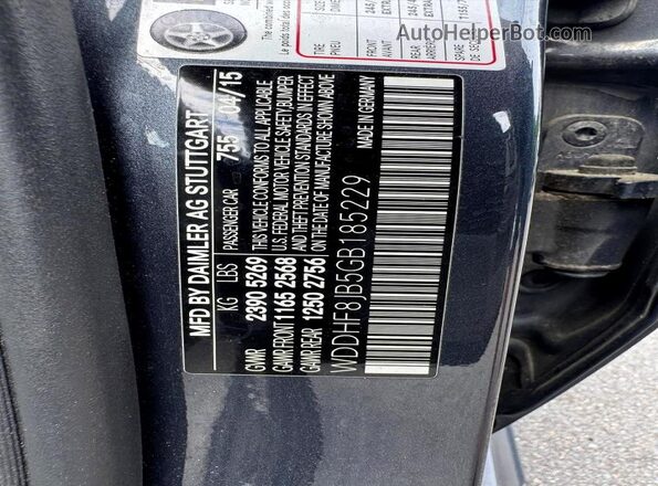 WDDHF8JB5GB185229 2016 MERCEDES-BENZ E Black 