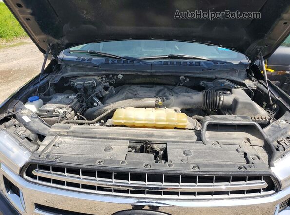 1FTEW1E48KFC20962 2019 FORD F150 Black Vista del compartimento del motor