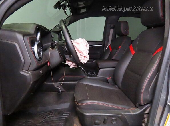 1GCPTDEK8P1174538 2023 CHEVROLET COLORADO Gray Rear seats view