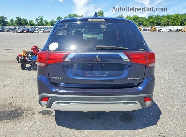 JA4AZ3A32KJ000822 2019 MITSUBISHI OUTLANDER Blue Вид салону спереду