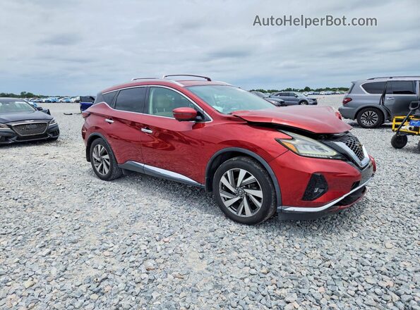 5N1AZ2MJ5KN143262 2019 NISSAN MURANO Красный Вид спереди