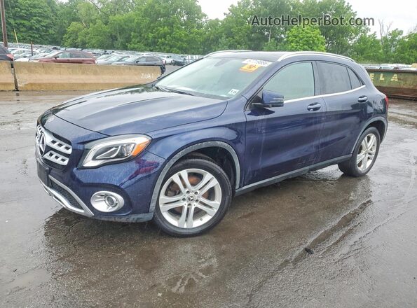 WDCTG4GB6KU003546 2019 MERCEDES-BENZ GLA Blue Rear left