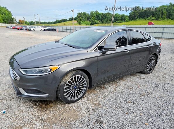 3FA6P0HD6JR231232 2018 FORD FUSION Black Հետևի ձախ