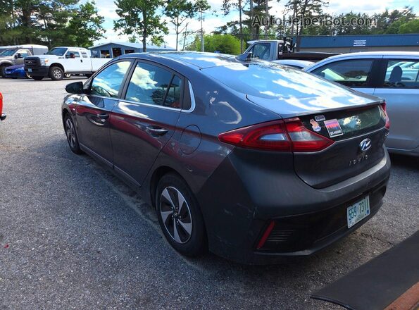 KMHC75LC6JU073925 2018 HYUNDAI IONIQ Gray Front right