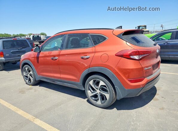 KM8J3CA27GU108708 2016 HYUNDAI TUCSON Orange Задня права чверть