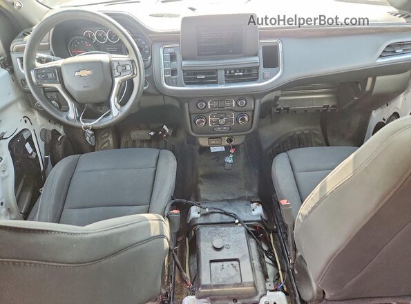 1GBSCLED8MR296260 2021 CHEVROLET TAHOE Белый Вид щитка приборов