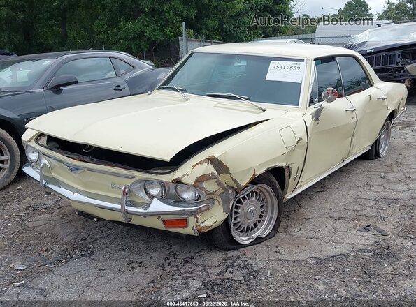 105396L106998     1970 CHEVROLET CORVAIR Желтый Вид спереди