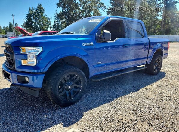 1FTEW1EP4HKC35632 2017 FORD F150 Blue 