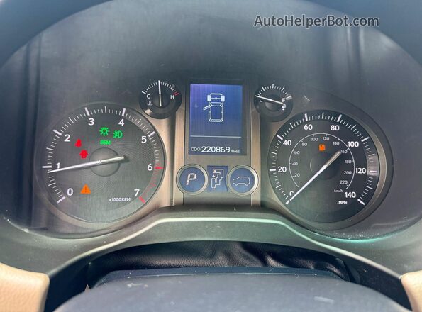 JTJBM7FX2G5146209 2016 LEXUS GX Белый Вид щитка приборов