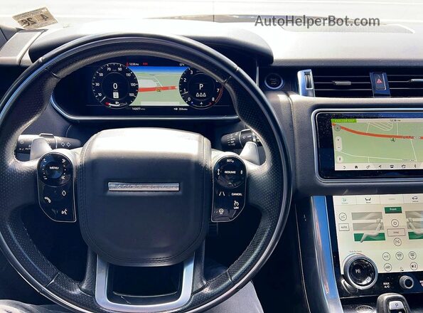 SALWR2SUXMA785034 2021 LAND ROVER RANGE Black Dashboard view