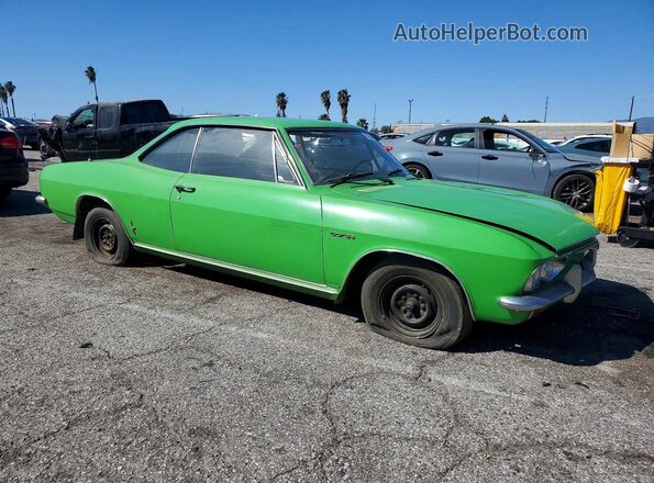 107375W139930 1965 CHEVROLET CORVAIR Green წინა მარჯვენა