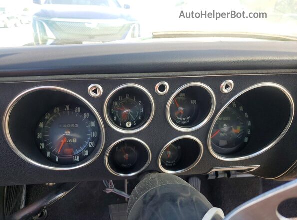 107375W139930 1965 CHEVROLET CORVAIR Green ხელსაწყოთა პანელის ხედი